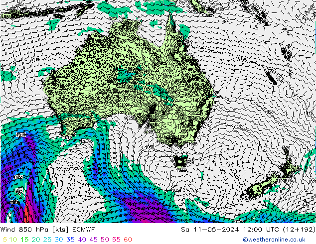  850 hPa ECMWF  11.05.2024 12 UTC