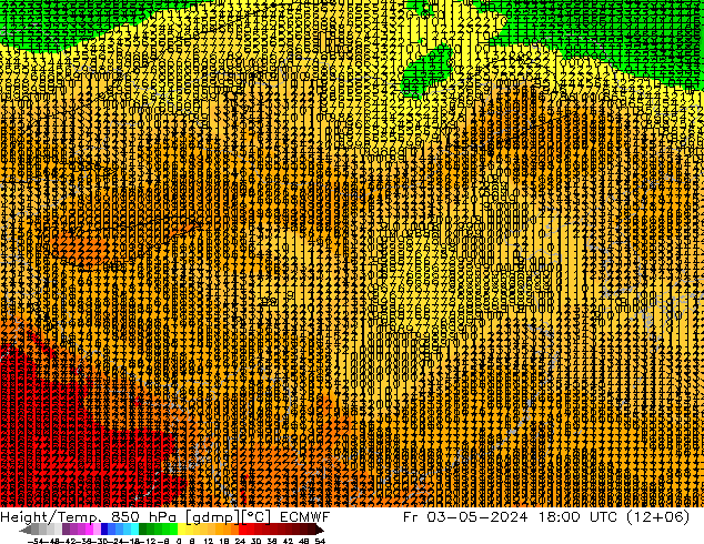 Z500/Rain (+SLP)/Z850 ECMWF 星期五 03.05.2024 18 UTC
