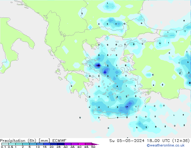 Z500/Rain (+SLP)/Z850 ECMWF Su 05.05.2024 00 UTC