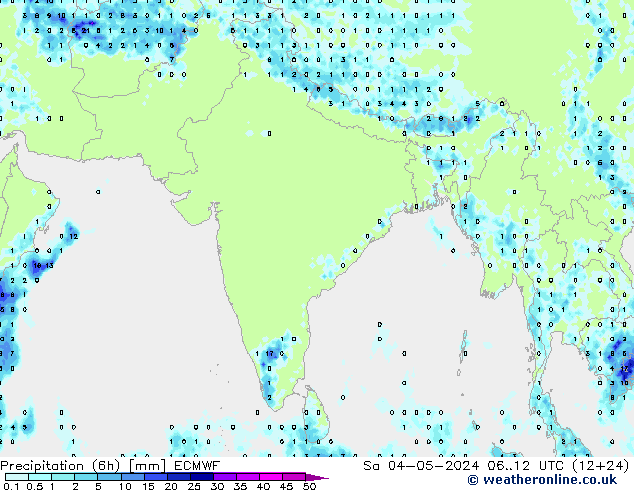 Z500/Rain (+SLP)/Z850 ECMWF Sa 04.05.2024 12 UTC