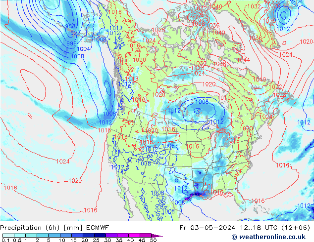 Z500/Yağmur (+YB)/Z850 ECMWF Cu 03.05.2024 18 UTC