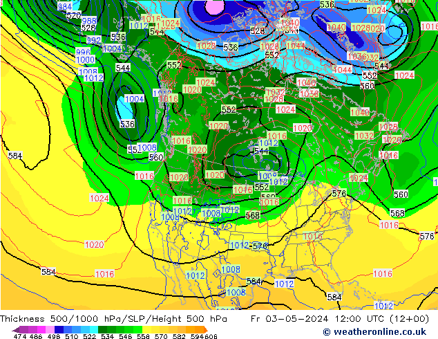 Thck 500-1000hPa ECMWF Fr 03.05.2024 12 UTC