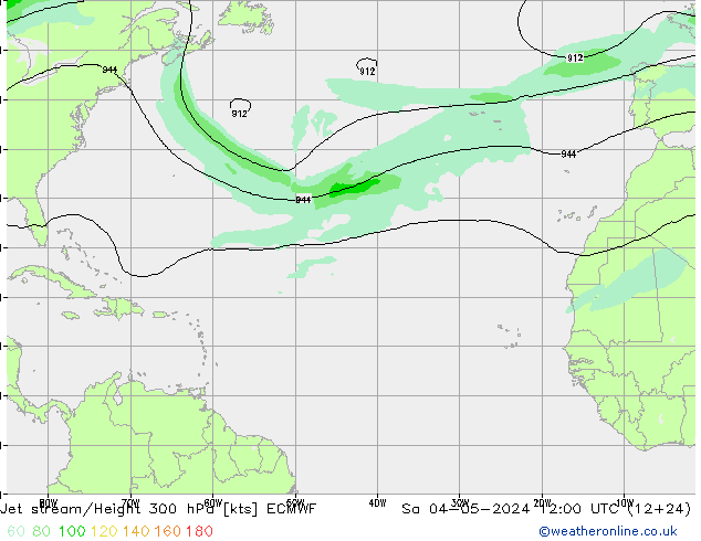 Polarjet ECMWF Sa 04.05.2024 12 UTC