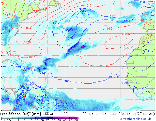 Z500/Rain (+SLP)/Z850 ECMWF  04.05.2024 18 UTC