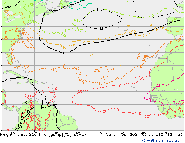Z500/Rain (+SLP)/Z850 ECMWF Sa 04.05.2024 00 UTC