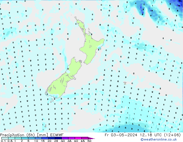 Z500/Rain (+SLP)/Z850 ECMWF Fr 03.05.2024 18 UTC