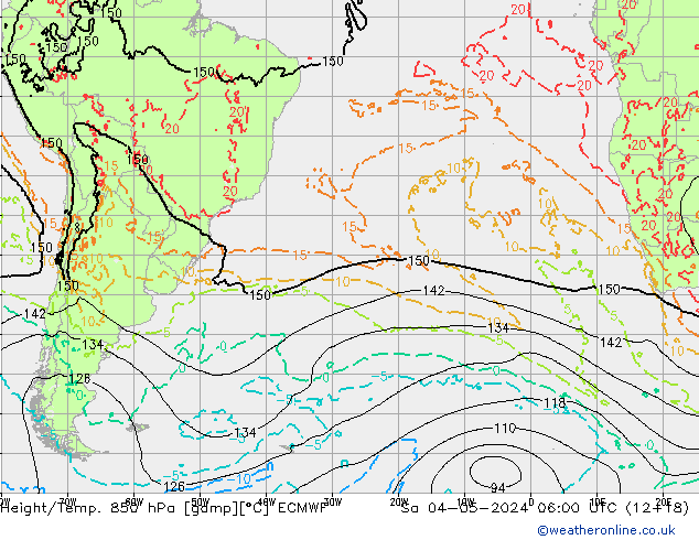 Z500/Rain (+SLP)/Z850 ECMWF  04.05.2024 06 UTC