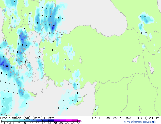 Z500/Rain (+SLP)/Z850 ECMWF Sa 11.05.2024 00 UTC