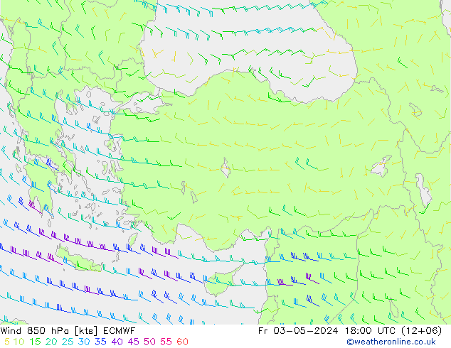  850 hPa ECMWF  03.05.2024 18 UTC