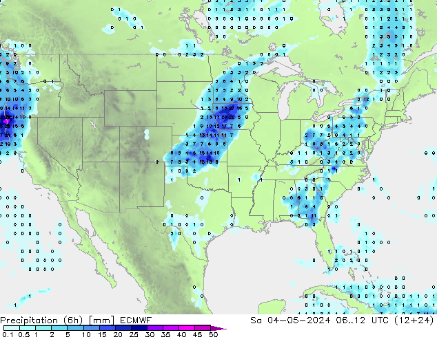 Z500/Rain (+SLP)/Z850 ECMWF  04.05.2024 12 UTC