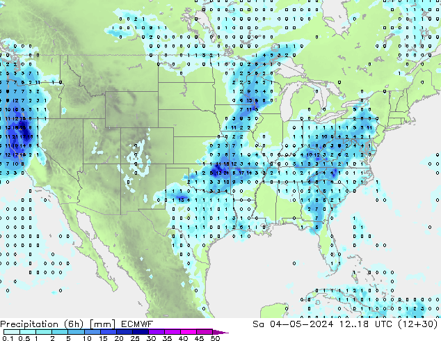 Z500/Rain (+SLP)/Z850 ECMWF  04.05.2024 18 UTC