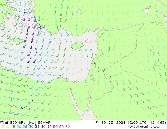  850 hPa ECMWF  10.05.2024 12 UTC