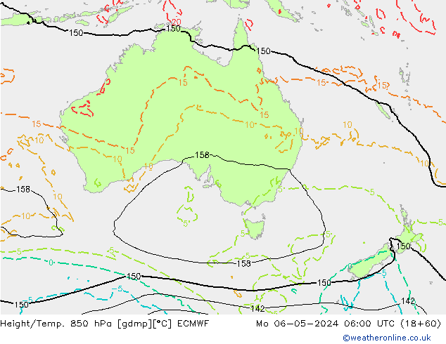 Z500/Rain (+SLP)/Z850 ECMWF  06.05.2024 06 UTC