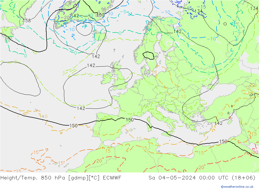 Z500/Rain (+SLP)/Z850 ECMWF Sa 04.05.2024 00 UTC