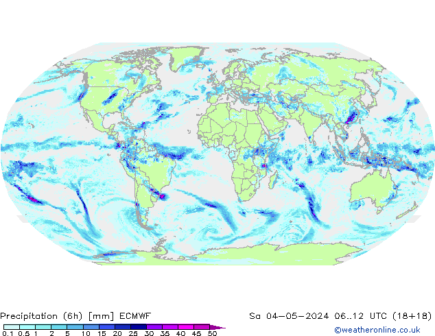 Z500/Rain (+SLP)/Z850 ECMWF Sa 04.05.2024 12 UTC