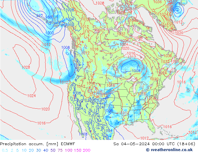 Totale neerslag ECMWF za 04.05.2024 00 UTC