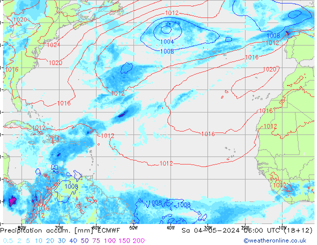 Totale neerslag ECMWF za 04.05.2024 06 UTC
