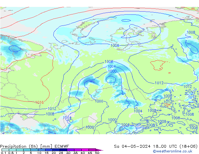 Z500/Rain (+SLP)/Z850 ECMWF  04.05.2024 00 UTC