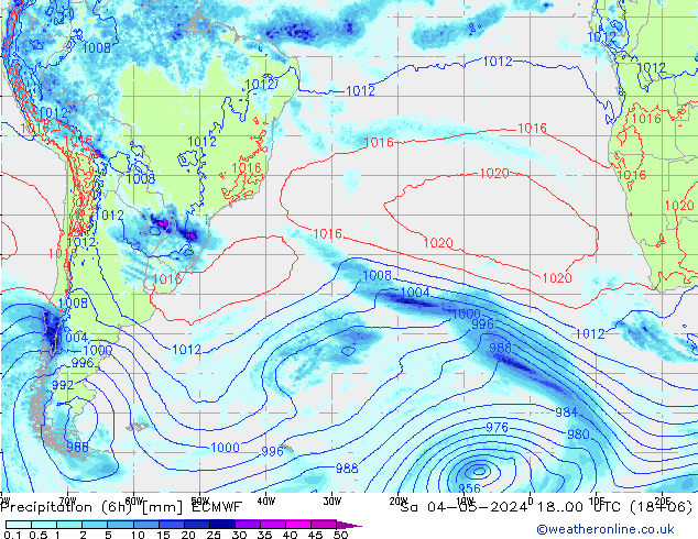 Z500/Rain (+SLP)/Z850 ECMWF Sa 04.05.2024 00 UTC