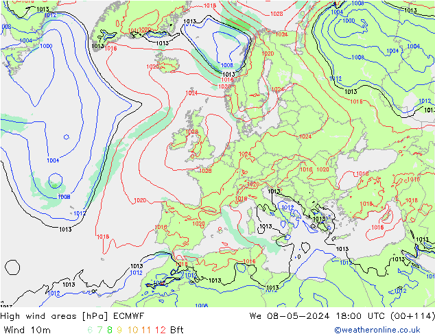Sturmfelder ECMWF Mi 08.05.2024 18 UTC