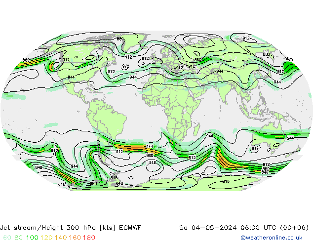 Polarjet ECMWF Sa 04.05.2024 06 UTC