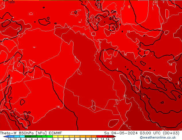 Theta-W 850hPa ECMWF Sa 04.05.2024 03 UTC