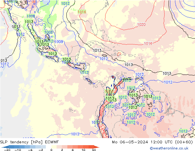 tendencja ECMWF pon. 06.05.2024 12 UTC