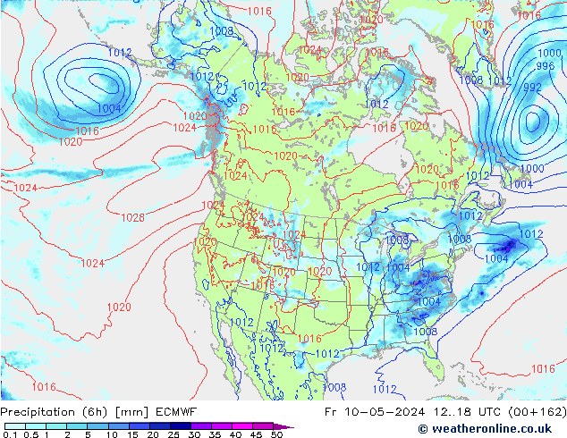 Z500/Rain (+SLP)/Z850 ECMWF pt. 10.05.2024 18 UTC