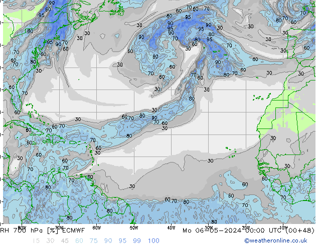 RV 700 hPa ECMWF ma 06.05.2024 00 UTC