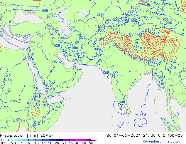 降水 ECMWF 星期六 04.05.2024 00 UTC