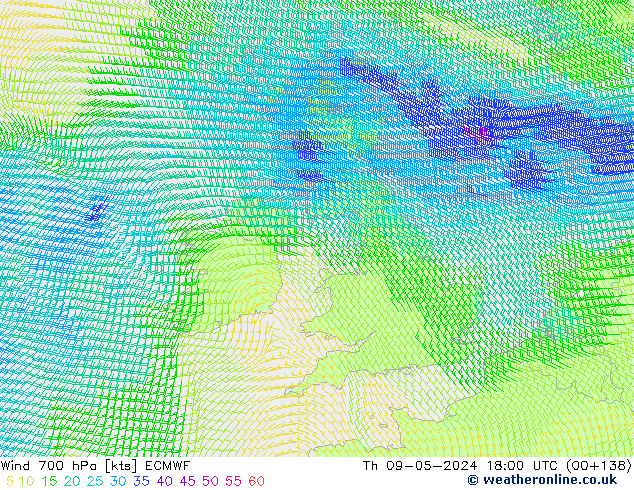  700 hPa ECMWF  09.05.2024 18 UTC