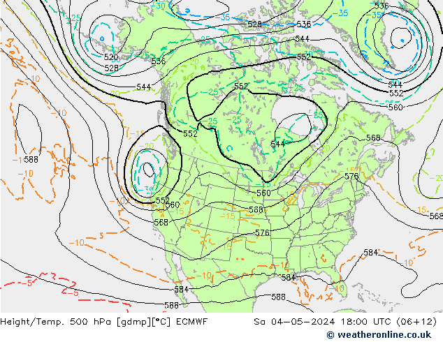 Z500/Rain (+SLP)/Z850 ECMWF  04.05.2024 18 UTC