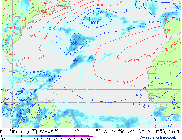 Yağış ECMWF Cts 04.05.2024 09 UTC