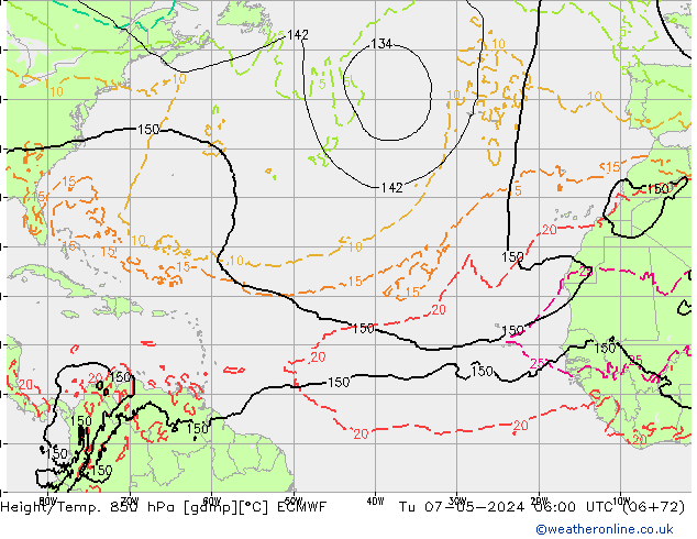 Z500/Rain (+SLP)/Z850 ECMWF mar 07.05.2024 06 UTC