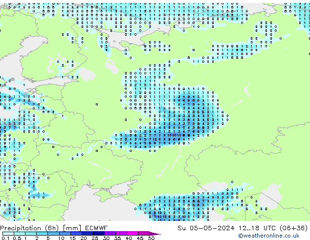 Z500/Rain (+SLP)/Z850 ECMWF  05.05.2024 18 UTC