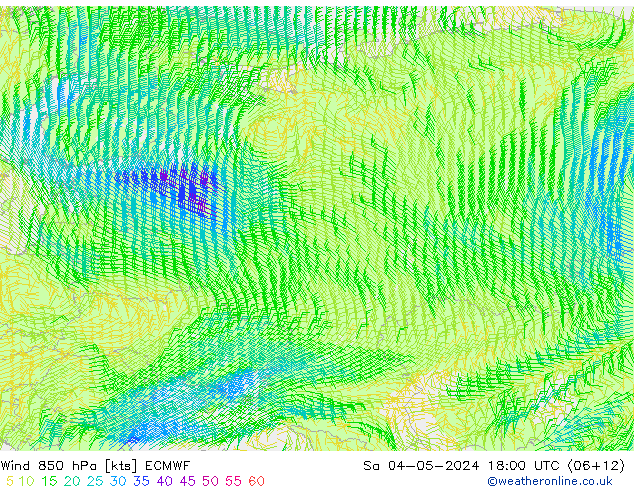 Wind 850 hPa ECMWF So 04.05.2024 18 UTC