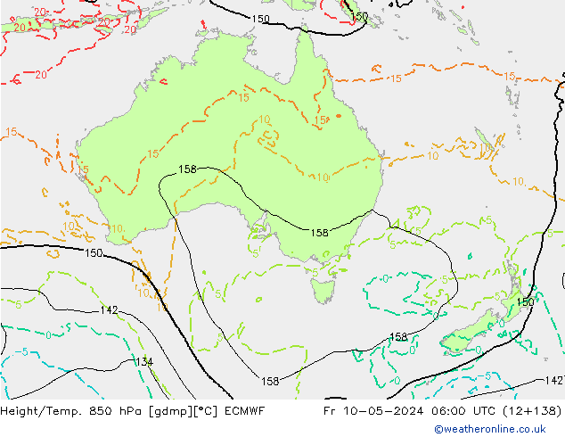 Z500/Rain (+SLP)/Z850 ECMWF пт 10.05.2024 06 UTC