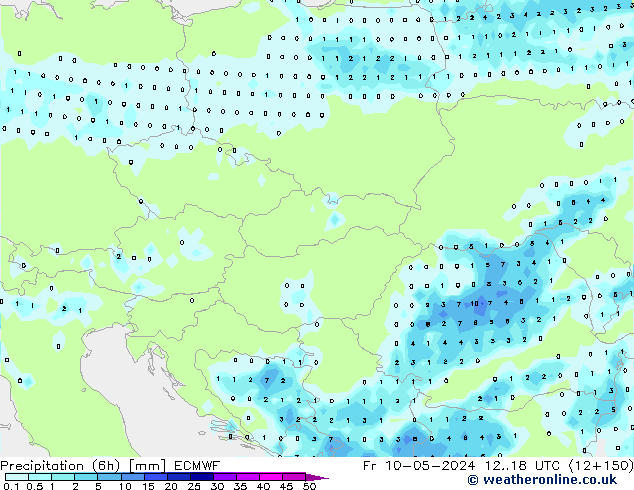 Z500/Rain (+SLP)/Z850 ECMWF pt. 10.05.2024 18 UTC