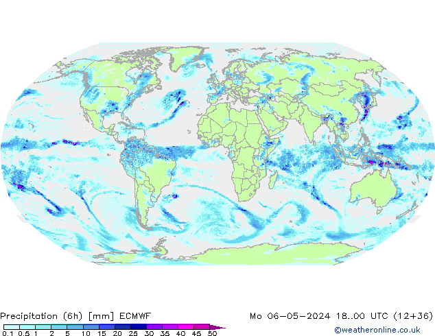 Nied. akkumuliert (6Std) ECMWF Mo 06.05.2024 00 UTC