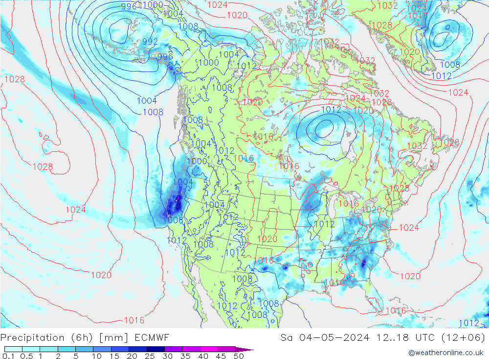 Z500/Rain (+SLP)/Z850 ECMWF So 04.05.2024 18 UTC