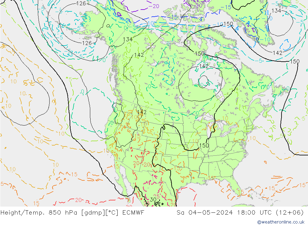 Z500/Rain (+SLP)/Z850 ECMWF So 04.05.2024 18 UTC