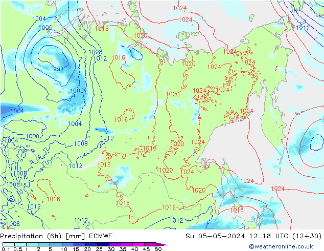 Z500/Rain (+SLP)/Z850 ECMWF Ne 05.05.2024 18 UTC