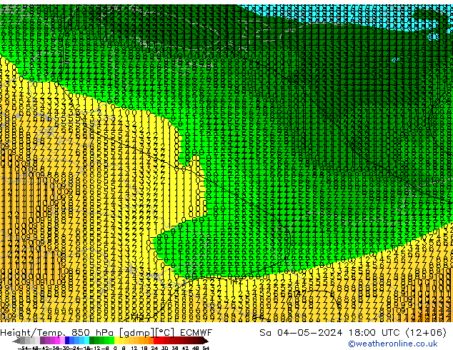 Z500/Rain (+SLP)/Z850 ECMWF Sa 04.05.2024 18 UTC