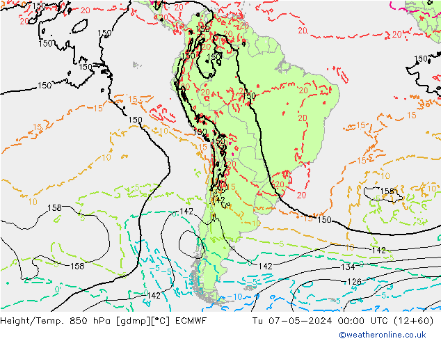 Z500/Rain (+SLP)/Z850 ECMWF mar 07.05.2024 00 UTC