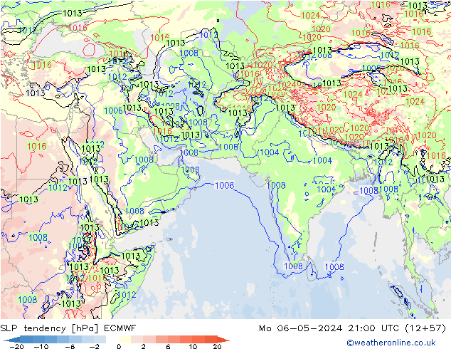 tendencja ECMWF pon. 06.05.2024 21 UTC