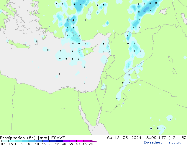 Z500/Rain (+SLP)/Z850 ECMWF Su 12.05.2024 00 UTC