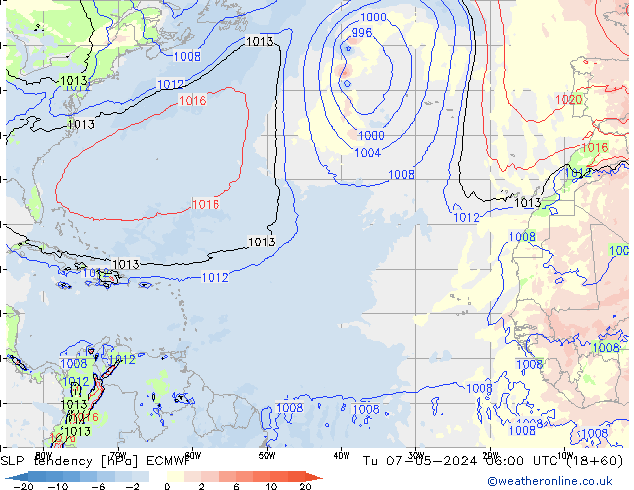 tendencja ECMWF wto. 07.05.2024 06 UTC