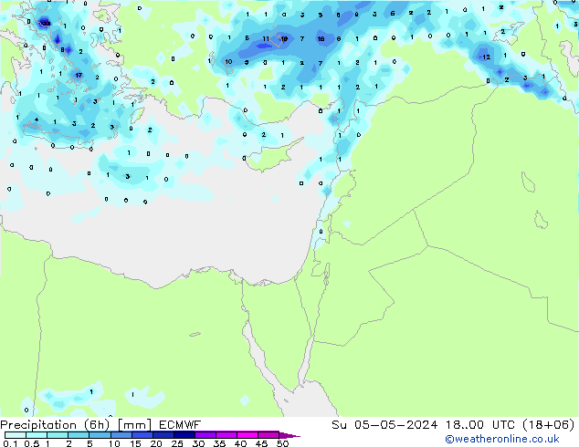 Z500/Regen(+SLP)/Z850 ECMWF zo 05.05.2024 00 UTC