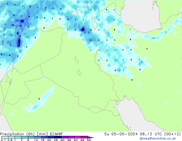 Z500/Rain (+SLP)/Z850 ECMWF Su 05.05.2024 12 UTC