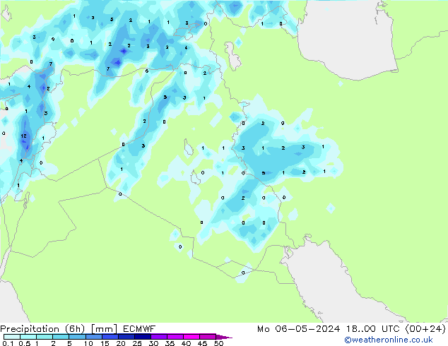 Z500/Rain (+SLP)/Z850 ECMWF Mo 06.05.2024 00 UTC